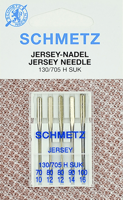 Иглы Schmetz джерси 130/705 H SUK (70x1, 80x2, 90x1, 100x1) 5 шт в Нижнем Тагиле